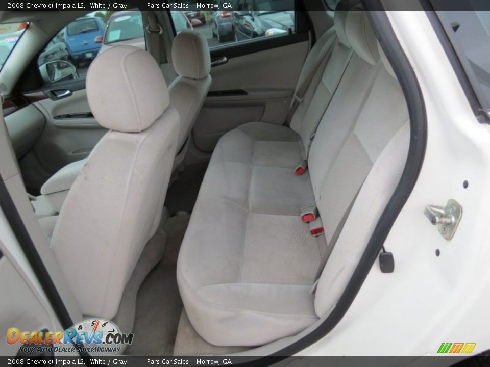 2008 Chevrolet Impala LS White / Gray Photo #9