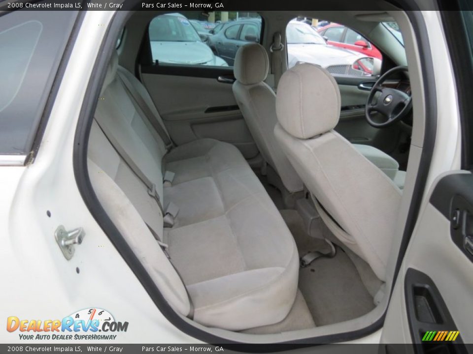 2008 Chevrolet Impala LS White / Gray Photo #11