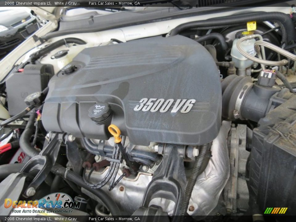 2008 Chevrolet Impala LS White / Gray Photo #13