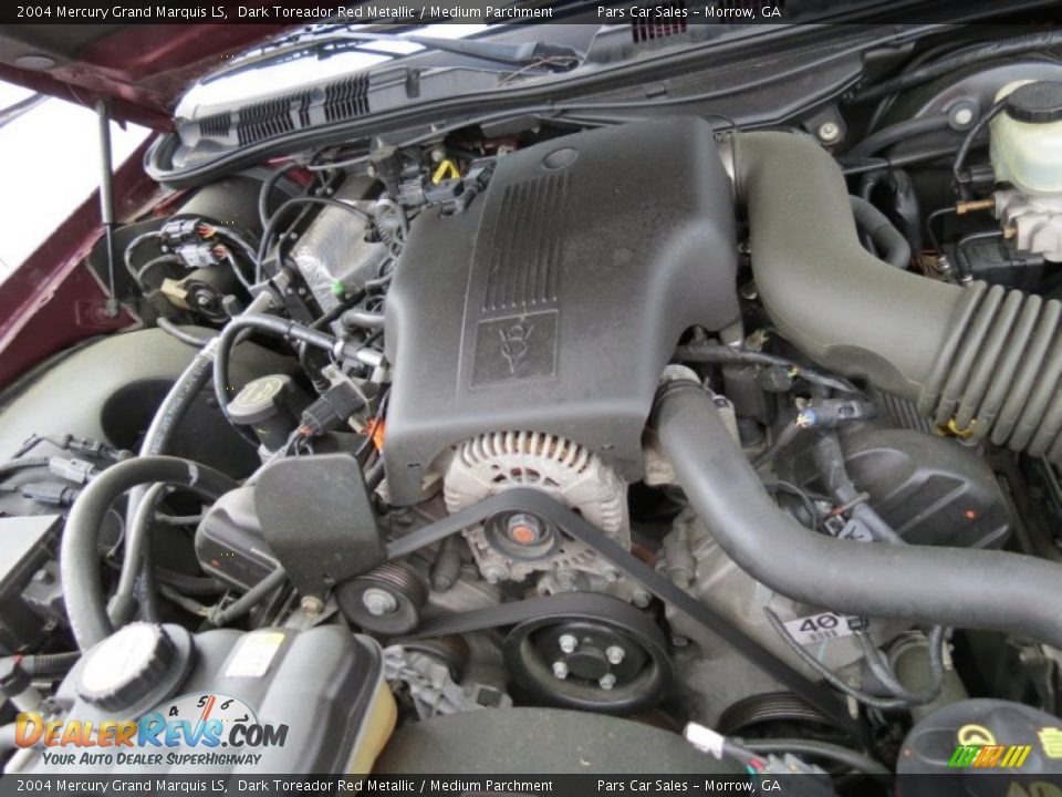 2004 Mercury Grand Marquis LS 4.6 Liter SOHC 16 Valve V8 Engine Photo #13