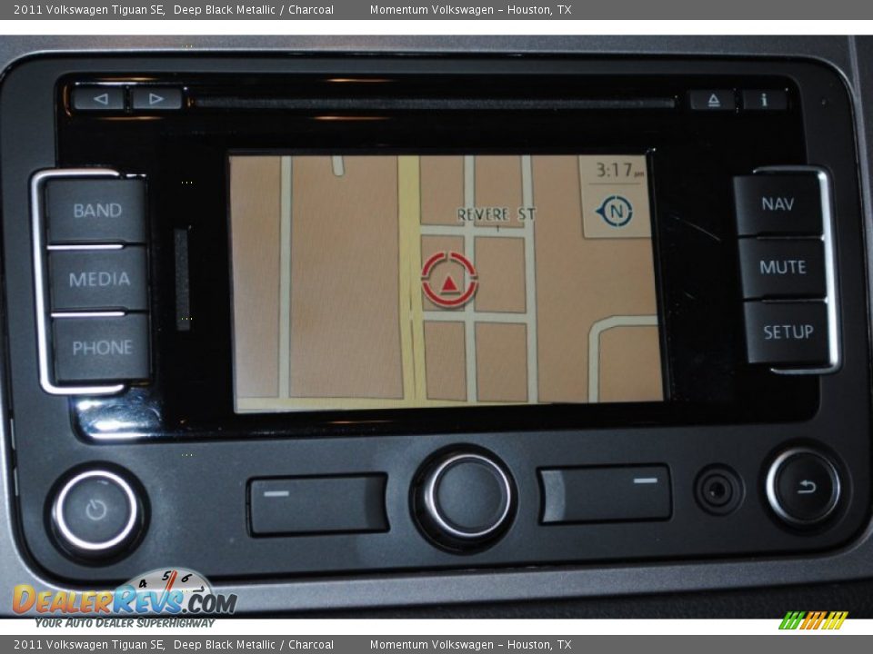 2011 Volkswagen Tiguan SE Deep Black Metallic / Charcoal Photo #23