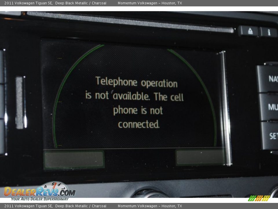 2011 Volkswagen Tiguan SE Deep Black Metallic / Charcoal Photo #25