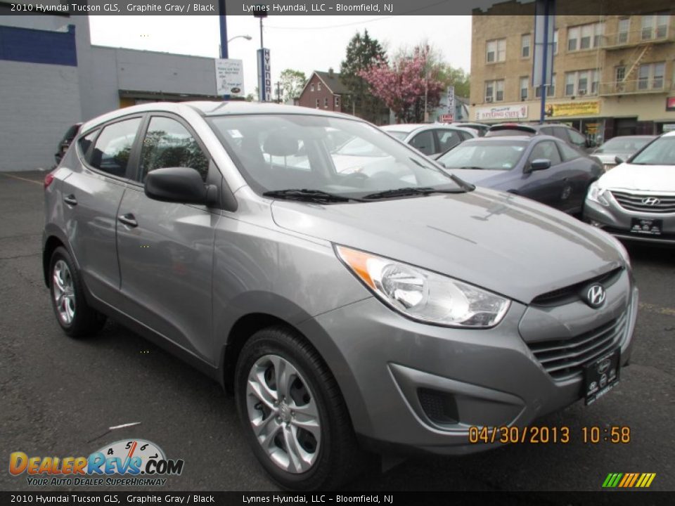 2010 Hyundai Tucson GLS Graphite Gray / Black Photo #2