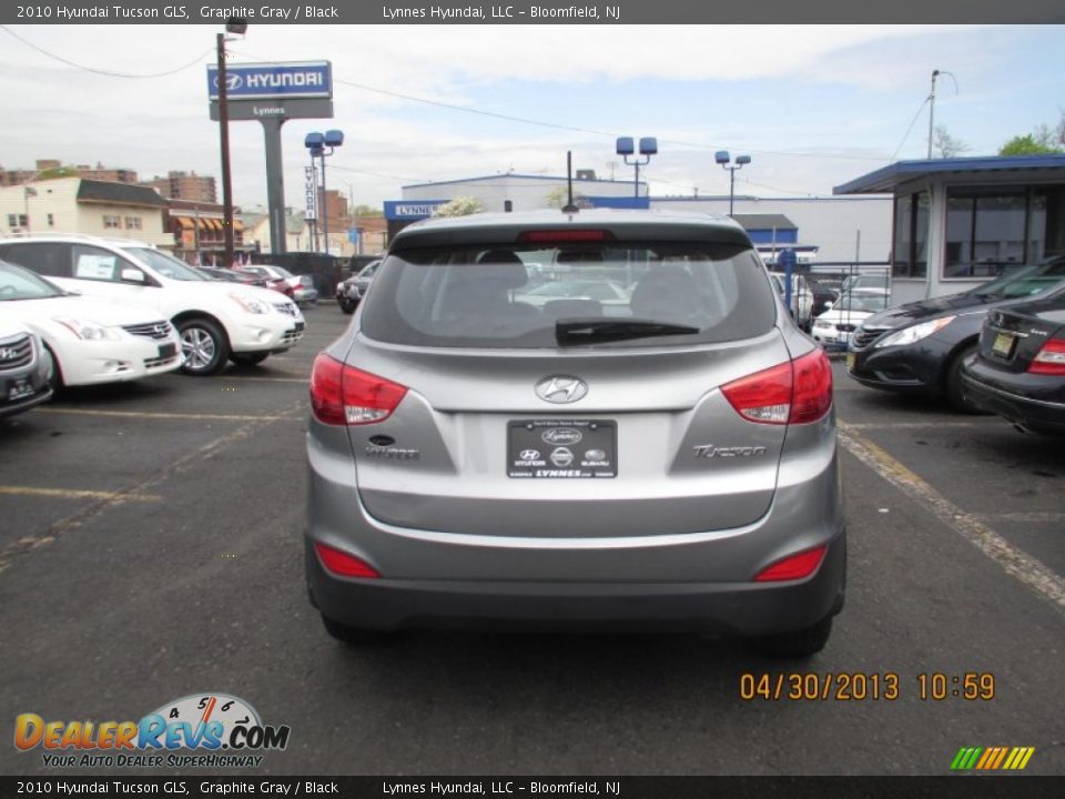 2010 Hyundai Tucson GLS Graphite Gray / Black Photo #4