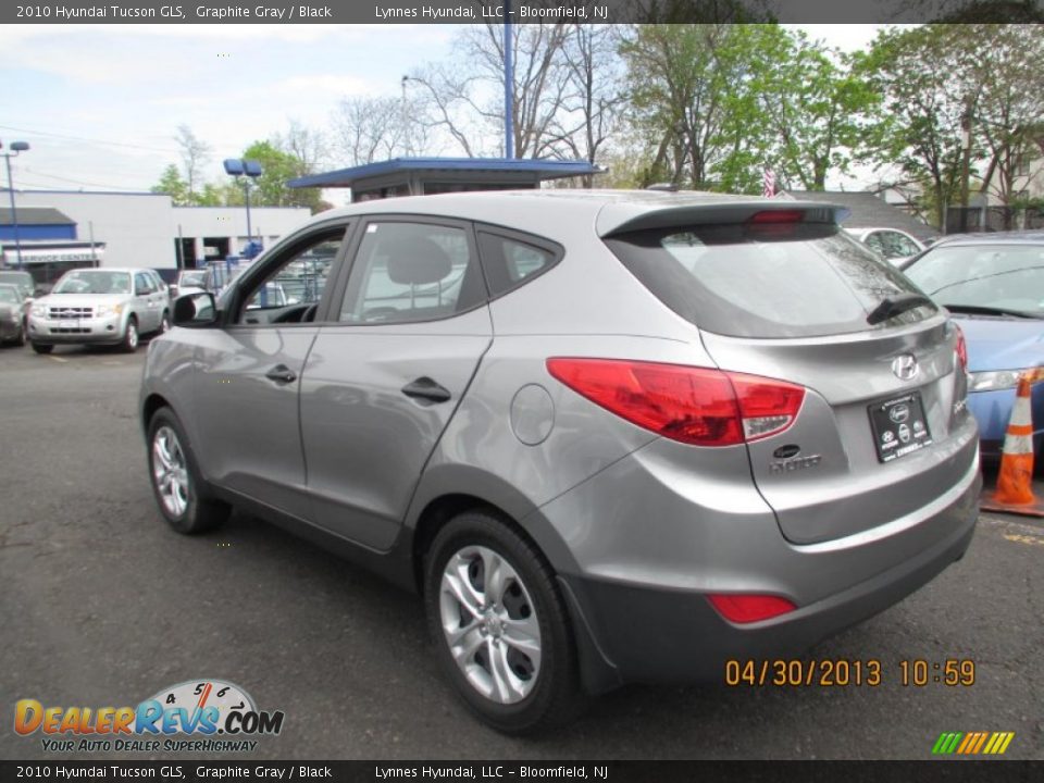 2010 Hyundai Tucson GLS Graphite Gray / Black Photo #5