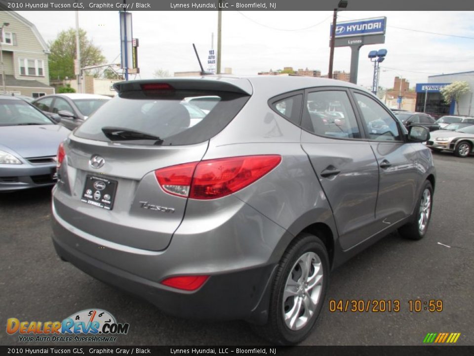 2010 Hyundai Tucson GLS Graphite Gray / Black Photo #6