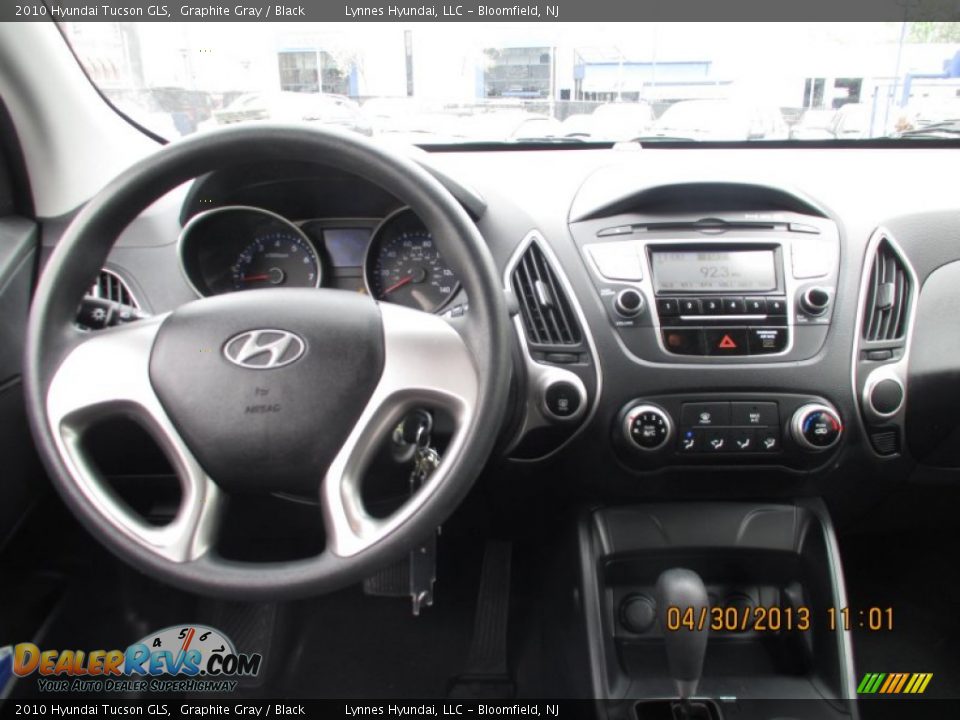 2010 Hyundai Tucson GLS Graphite Gray / Black Photo #9