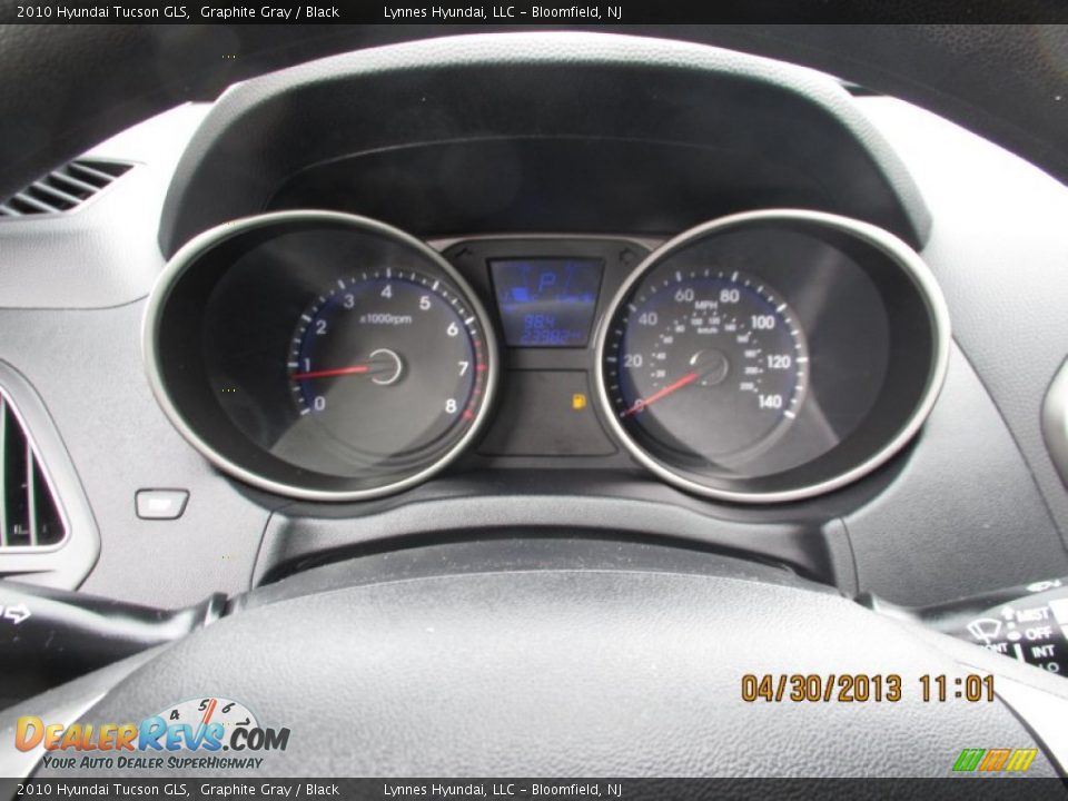 2010 Hyundai Tucson GLS Graphite Gray / Black Photo #10