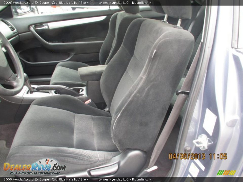 2006 Honda Accord EX Coupe Cool Blue Metallic / Black Photo #8