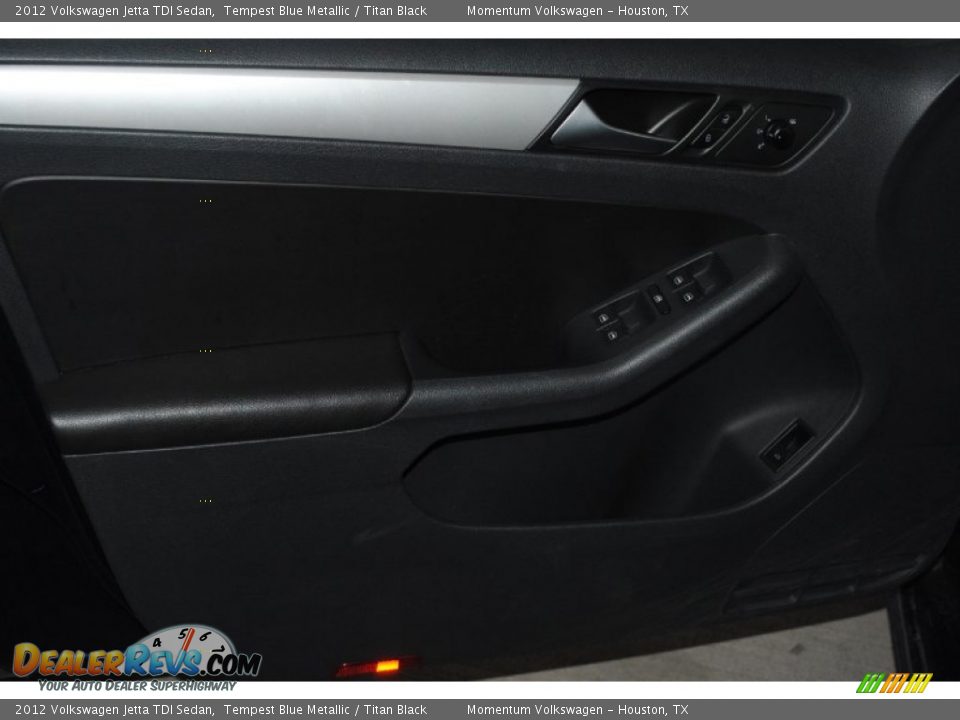 2012 Volkswagen Jetta TDI Sedan Tempest Blue Metallic / Titan Black Photo #10