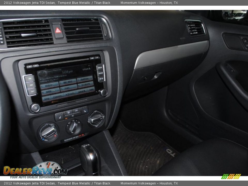 2012 Volkswagen Jetta TDI Sedan Tempest Blue Metallic / Titan Black Photo #13
