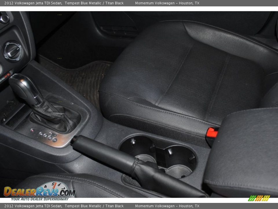 2012 Volkswagen Jetta TDI Sedan Tempest Blue Metallic / Titan Black Photo #14