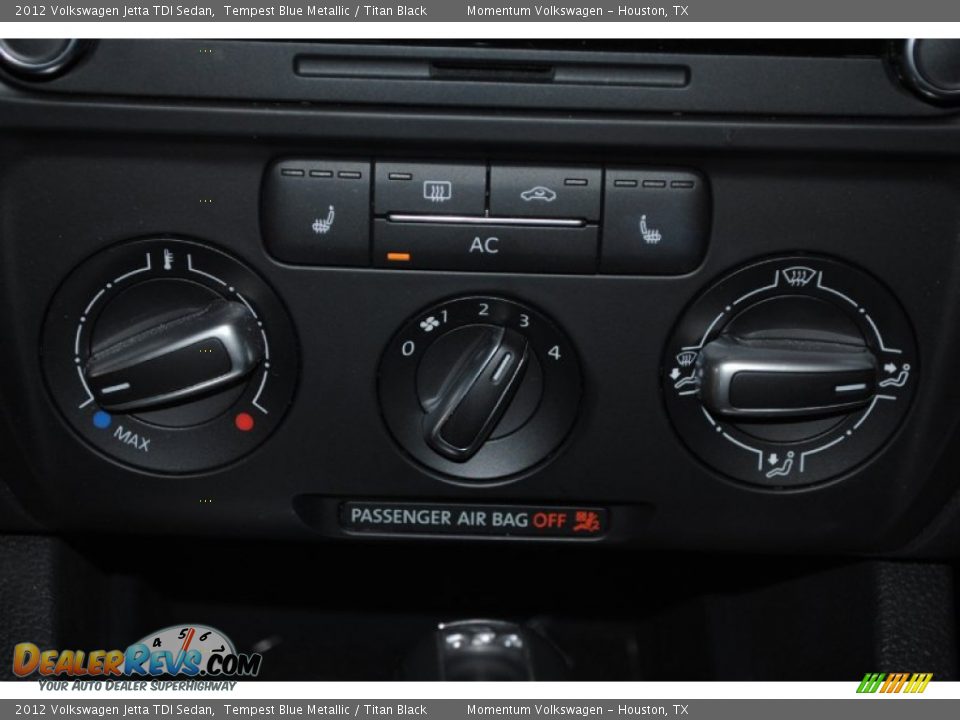 2012 Volkswagen Jetta TDI Sedan Tempest Blue Metallic / Titan Black Photo #16