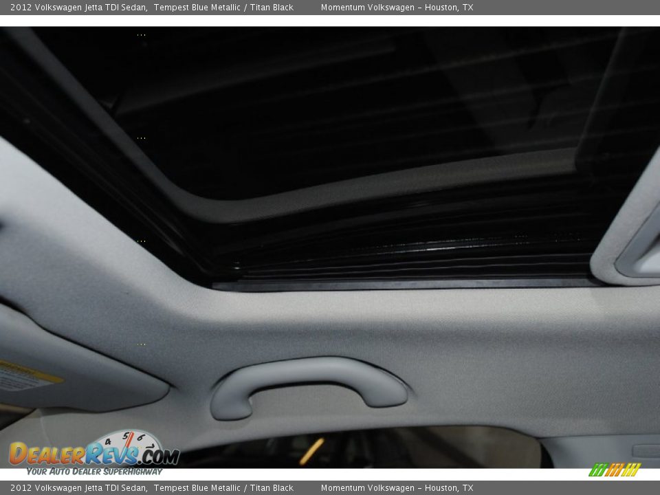 2012 Volkswagen Jetta TDI Sedan Tempest Blue Metallic / Titan Black Photo #19
