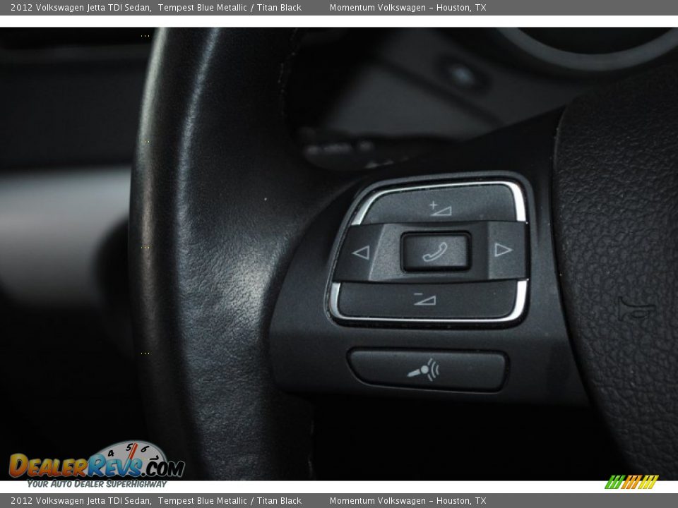 2012 Volkswagen Jetta TDI Sedan Tempest Blue Metallic / Titan Black Photo #20