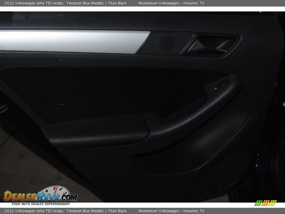 2012 Volkswagen Jetta TDI Sedan Tempest Blue Metallic / Titan Black Photo #21