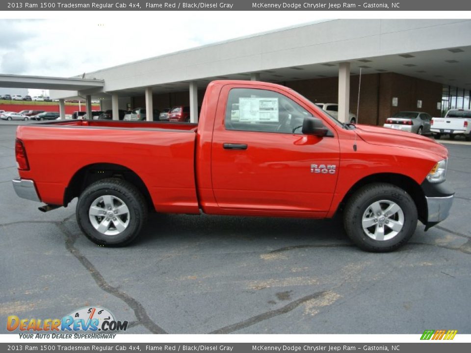 Flame Red 2013 Ram 1500 Tradesman Regular Cab 4x4 Photo #6