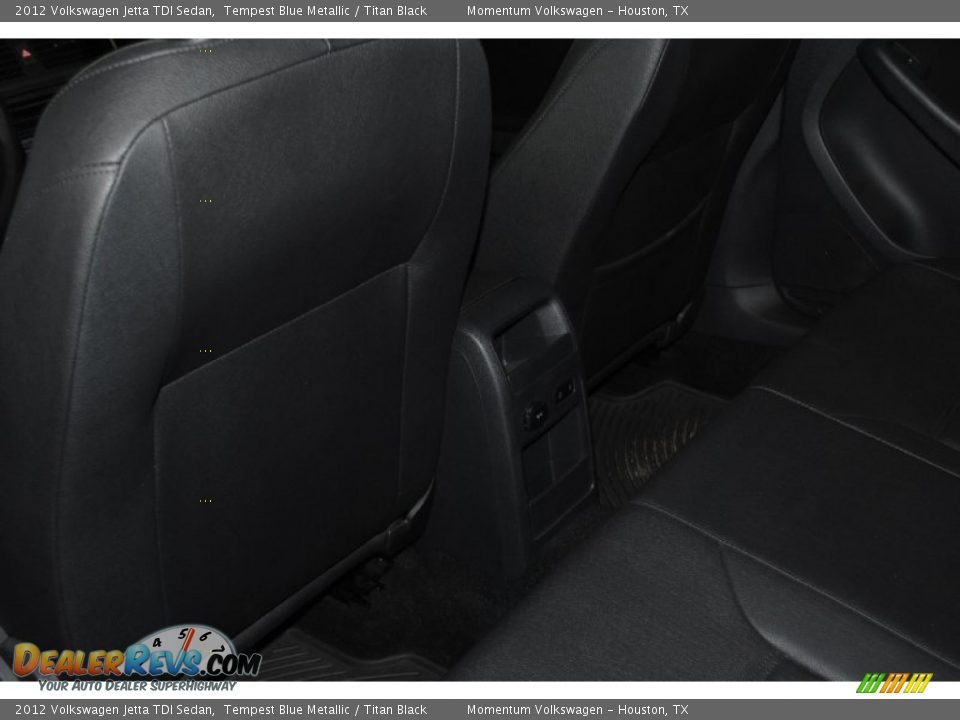 2012 Volkswagen Jetta TDI Sedan Tempest Blue Metallic / Titan Black Photo #23