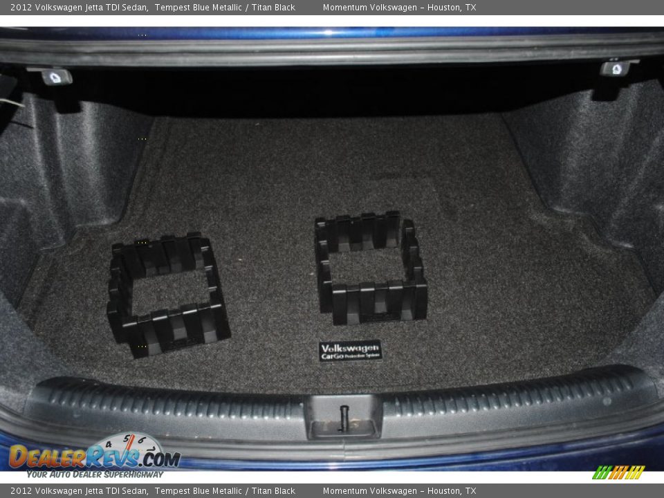 2012 Volkswagen Jetta TDI Sedan Tempest Blue Metallic / Titan Black Photo #24