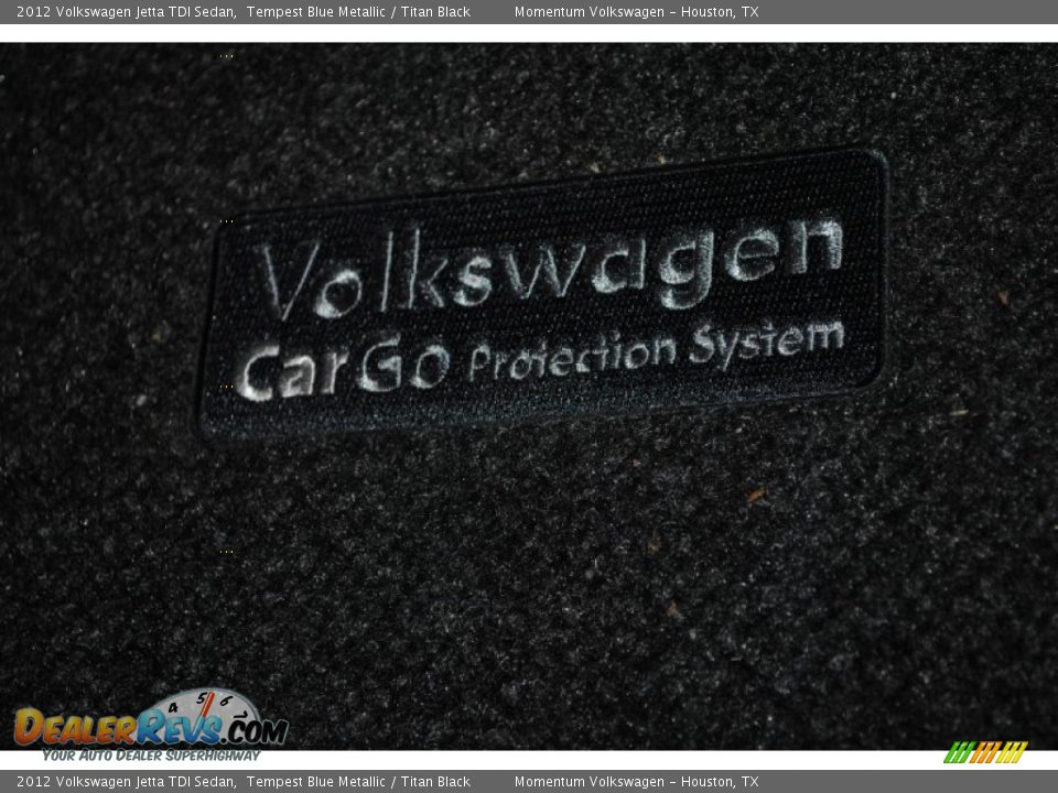 2012 Volkswagen Jetta TDI Sedan Tempest Blue Metallic / Titan Black Photo #25