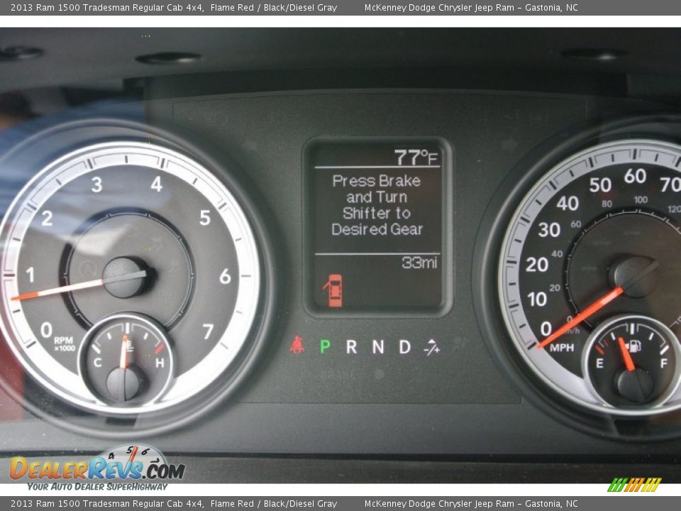 2013 Ram 1500 Tradesman Regular Cab 4x4 Gauges Photo #17