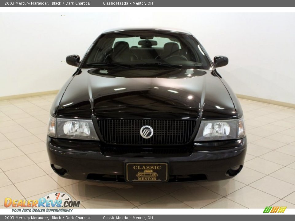 2003 Mercury Marauder Black / Dark Charcoal Photo #2