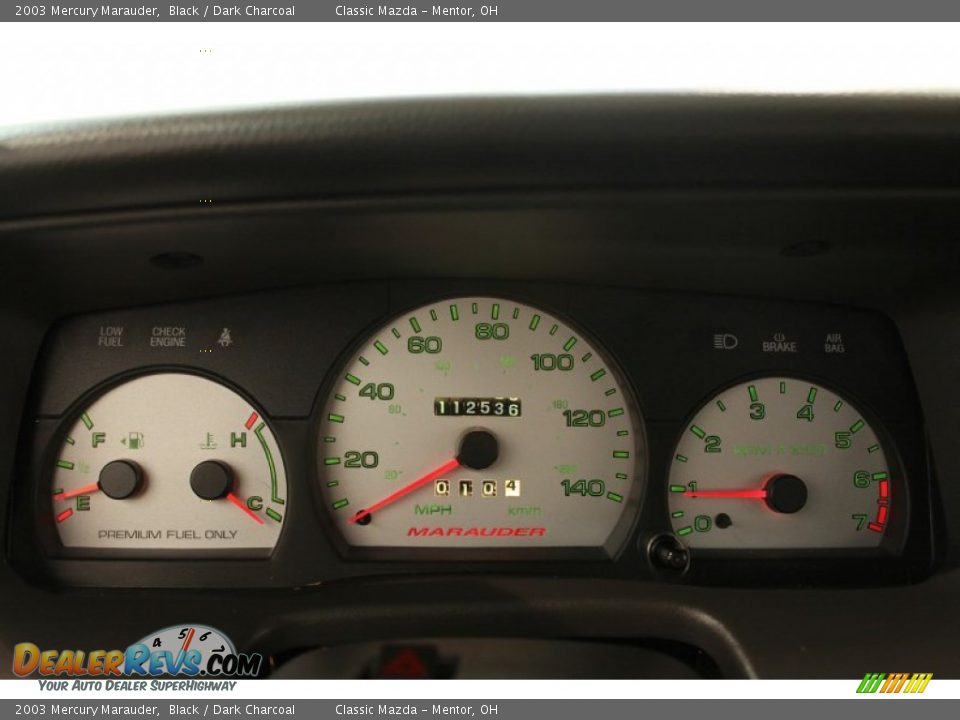 2003 Mercury Marauder  Gauges Photo #8