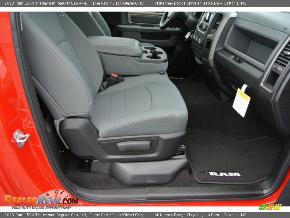 Front Seat of 2013 Ram 1500 Tradesman Regular Cab 4x4 Photo #19