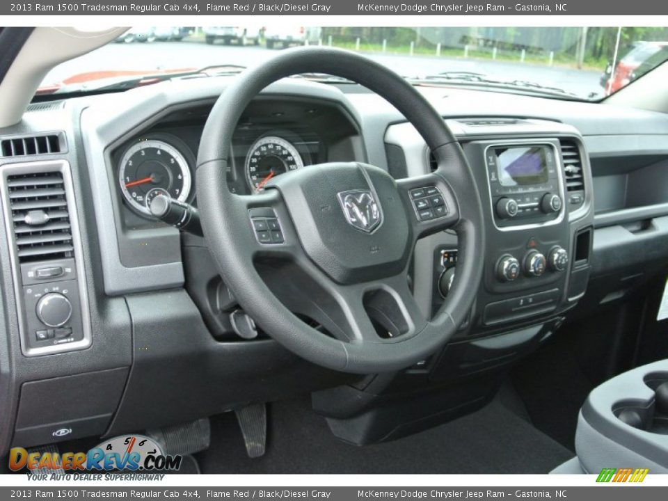 Dashboard of 2013 Ram 1500 Tradesman Regular Cab 4x4 Photo #24