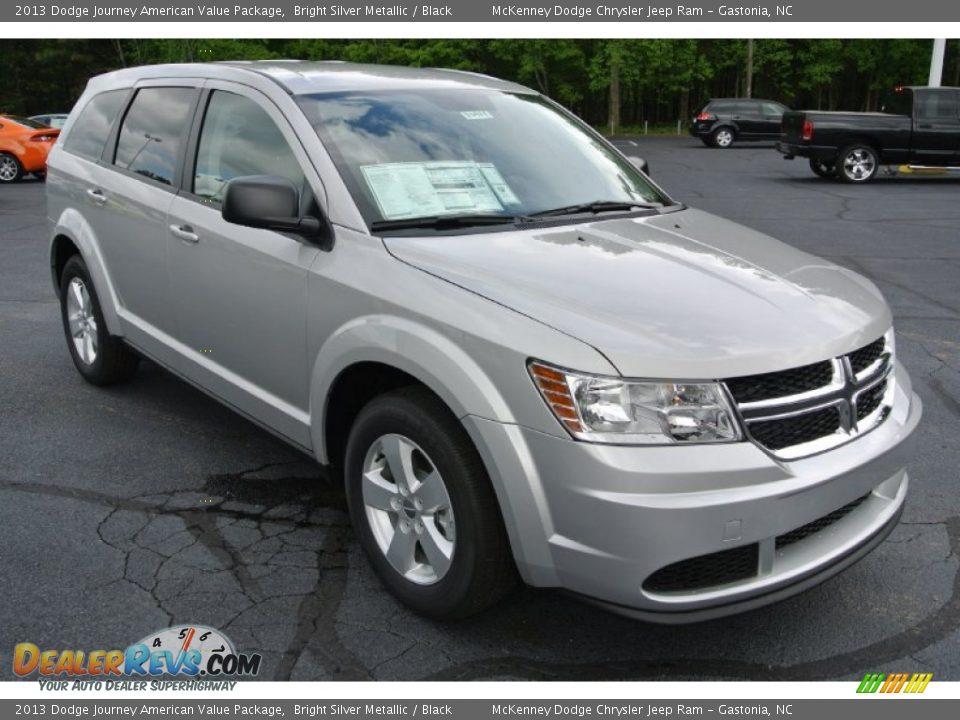 2013 Dodge Journey American Value Package Bright Silver Metallic / Black Photo #1