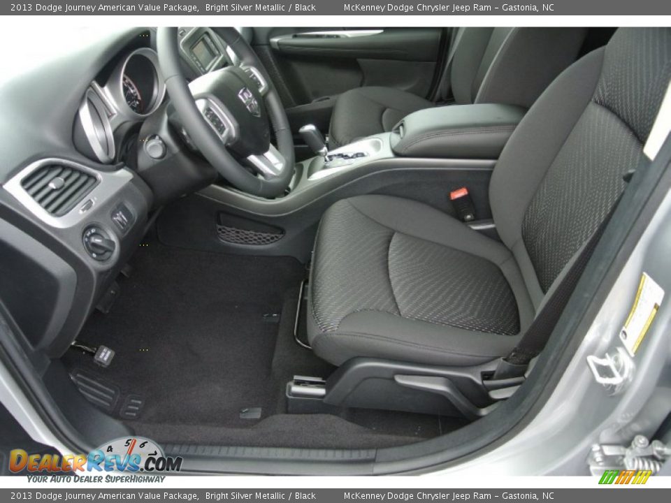 2013 Dodge Journey American Value Package Bright Silver Metallic / Black Photo #8
