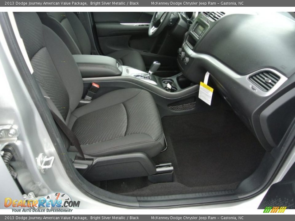 2013 Dodge Journey American Value Package Bright Silver Metallic / Black Photo #17