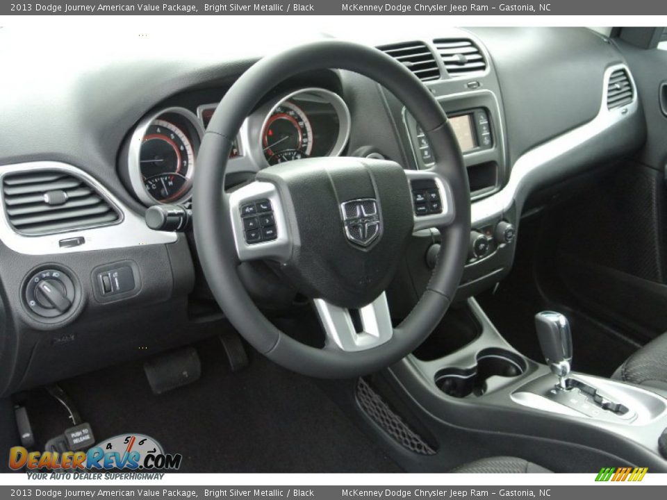 2013 Dodge Journey American Value Package Bright Silver Metallic / Black Photo #21