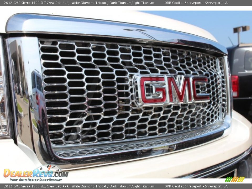 2012 GMC Sierra 1500 SLE Crew Cab 4x4 White Diamond Tricoat / Dark Titanium/Light Titanium Photo #9