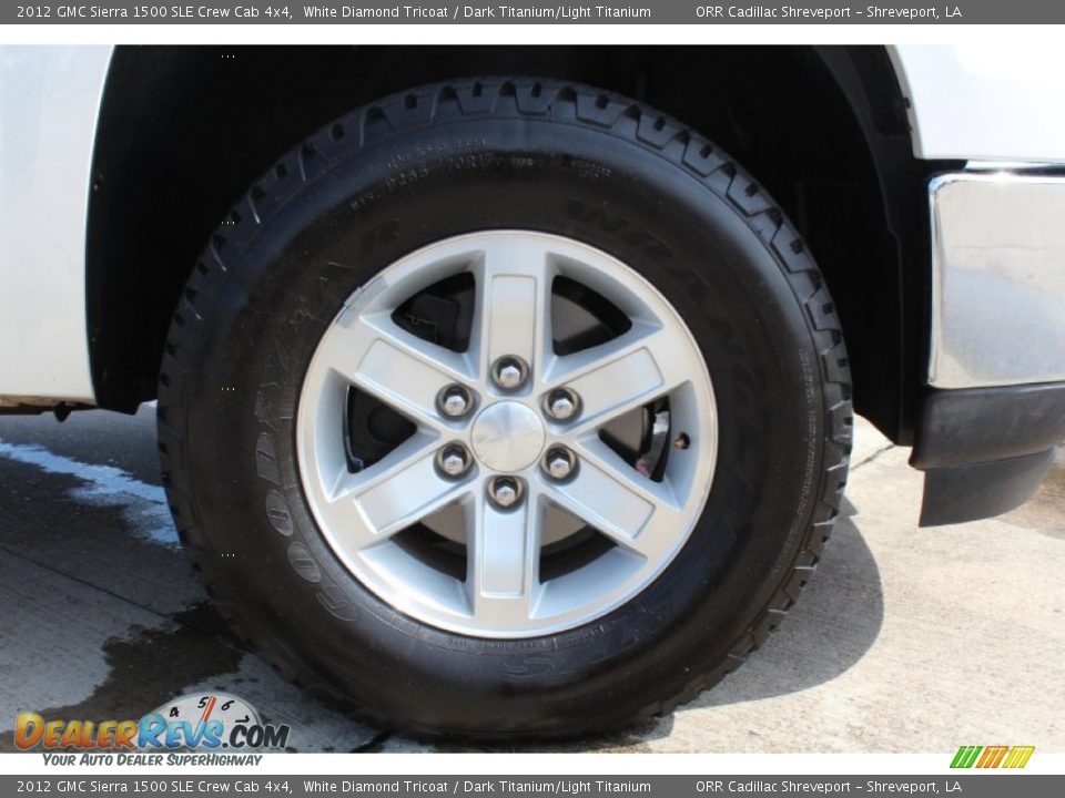 2012 GMC Sierra 1500 SLE Crew Cab 4x4 White Diamond Tricoat / Dark Titanium/Light Titanium Photo #11