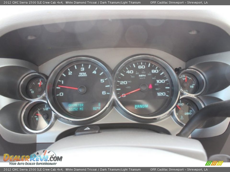 2012 GMC Sierra 1500 SLE Crew Cab 4x4 White Diamond Tricoat / Dark Titanium/Light Titanium Photo #12
