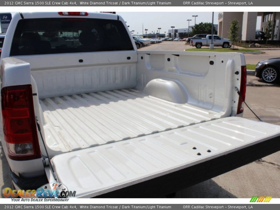 2012 GMC Sierra 1500 SLE Crew Cab 4x4 White Diamond Tricoat / Dark Titanium/Light Titanium Photo #25