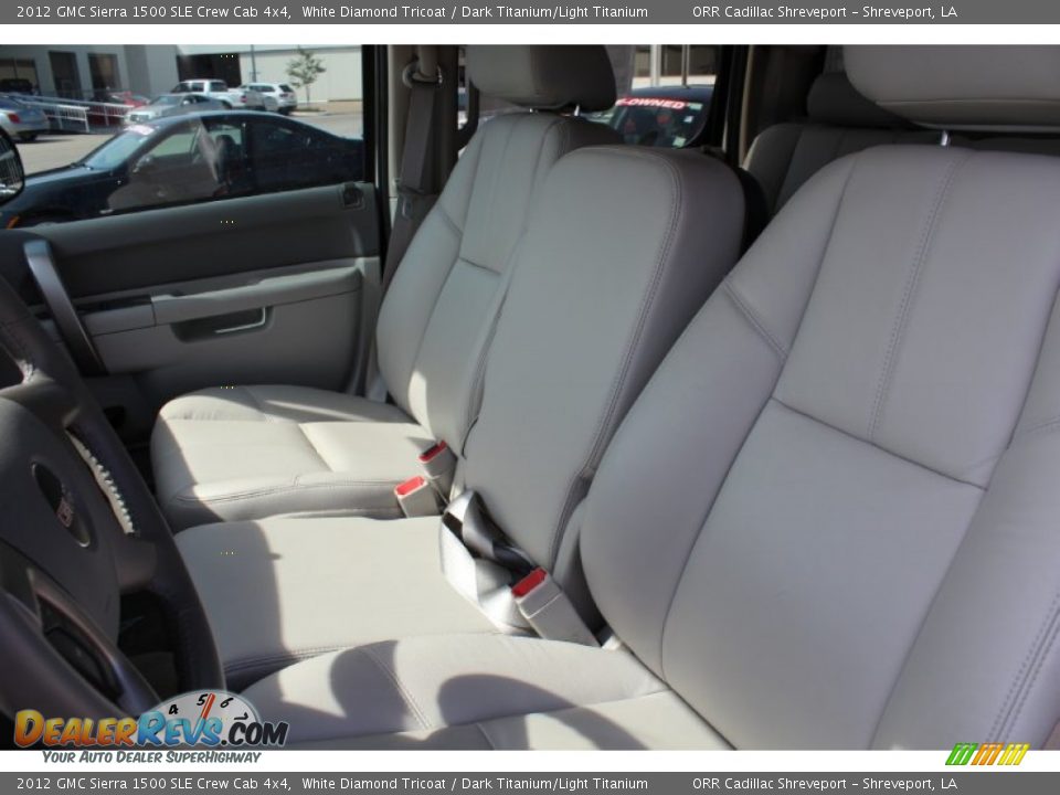 2012 GMC Sierra 1500 SLE Crew Cab 4x4 White Diamond Tricoat / Dark Titanium/Light Titanium Photo #27