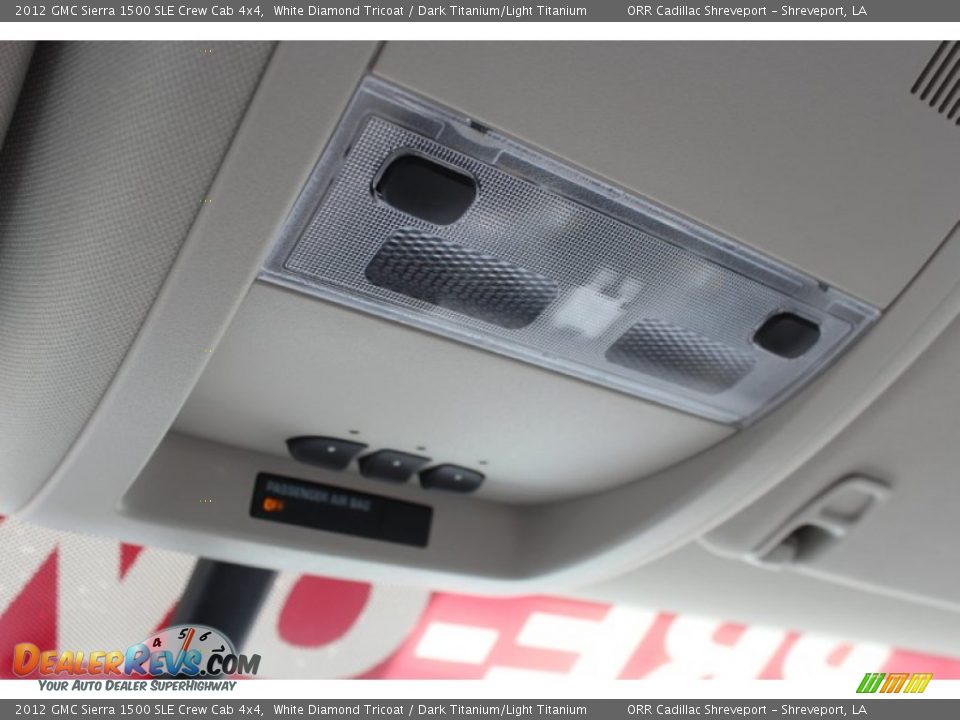 2012 GMC Sierra 1500 SLE Crew Cab 4x4 White Diamond Tricoat / Dark Titanium/Light Titanium Photo #29