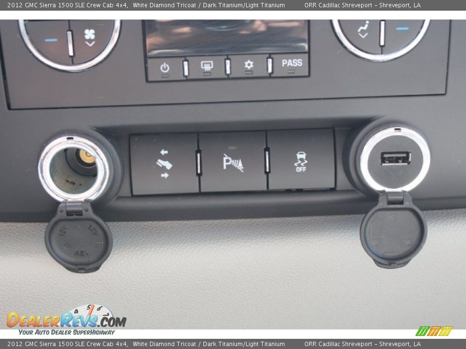 2012 GMC Sierra 1500 SLE Crew Cab 4x4 White Diamond Tricoat / Dark Titanium/Light Titanium Photo #30