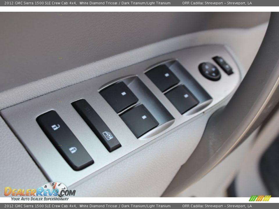 2012 GMC Sierra 1500 SLE Crew Cab 4x4 White Diamond Tricoat / Dark Titanium/Light Titanium Photo #32