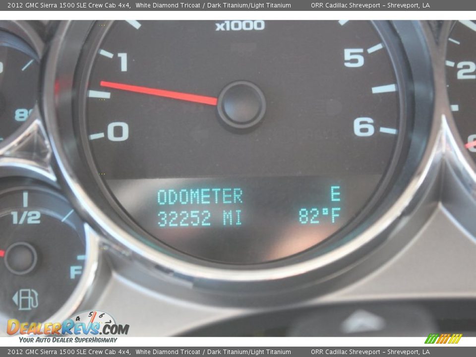 2012 GMC Sierra 1500 SLE Crew Cab 4x4 White Diamond Tricoat / Dark Titanium/Light Titanium Photo #33
