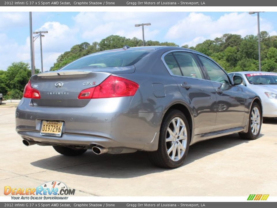 2012 Infiniti G 37 x S Sport AWD Sedan Graphite Shadow / Stone Photo #4