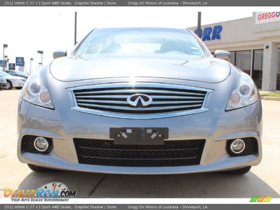 2012 Infiniti G 37 x S Sport AWD Sedan Graphite Shadow / Stone Photo #5