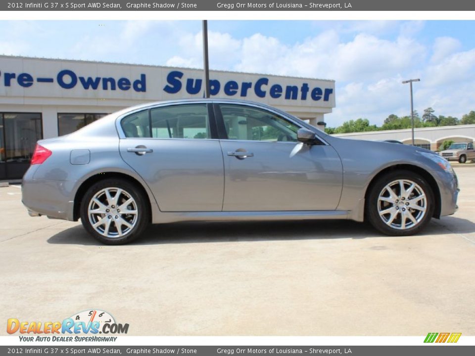 2012 Infiniti G 37 x S Sport AWD Sedan Graphite Shadow / Stone Photo #8