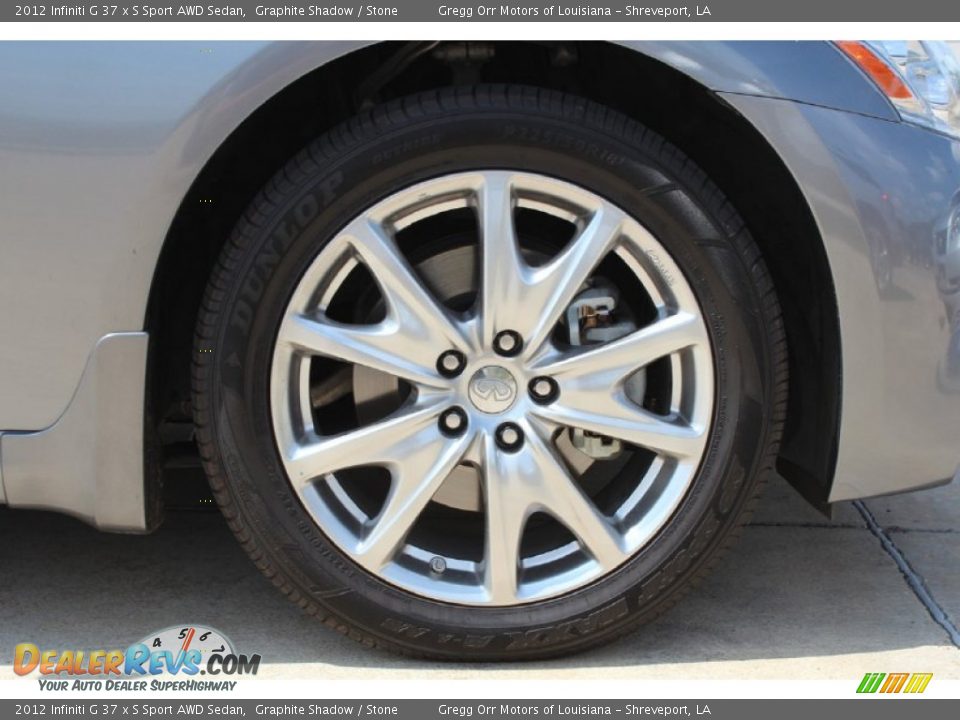 2012 Infiniti G 37 x S Sport AWD Sedan Wheel Photo #12