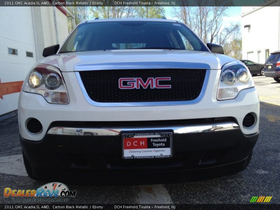 2011 GMC Acadia SL AWD Carbon Black Metallic / Ebony Photo #2