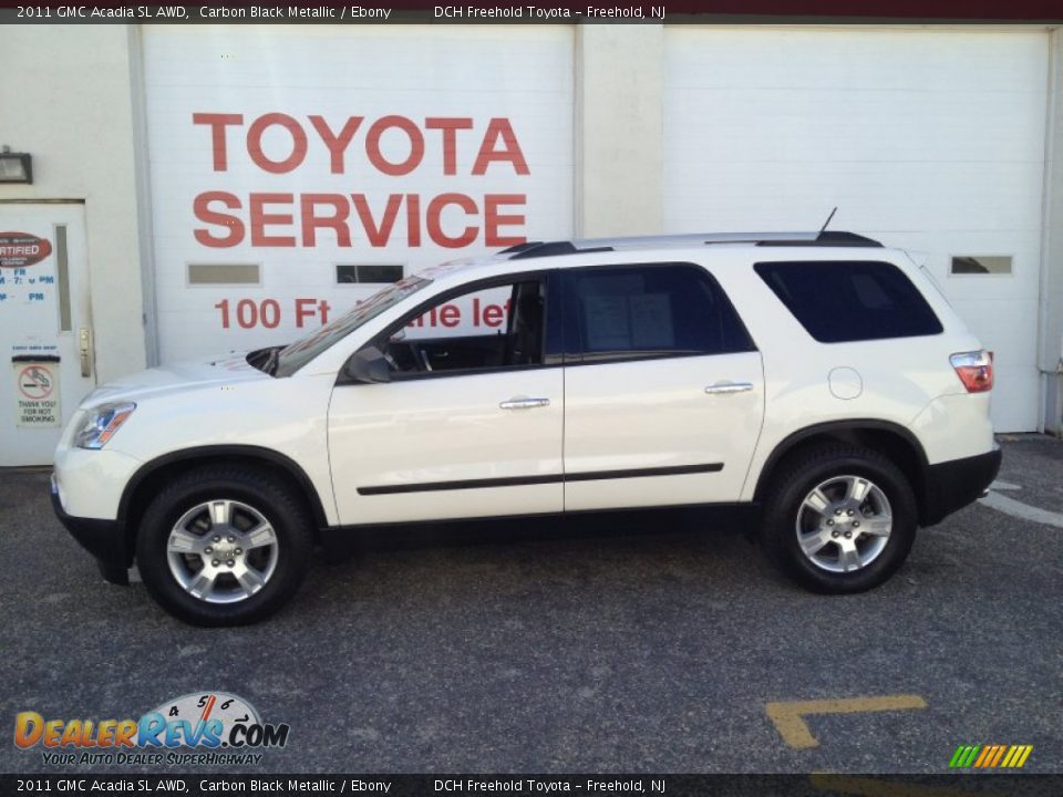 2011 GMC Acadia SL AWD Carbon Black Metallic / Ebony Photo #3