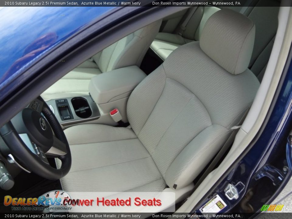 2010 Subaru Legacy 2.5i Premium Sedan Azurite Blue Metallic / Warm Ivory Photo #7