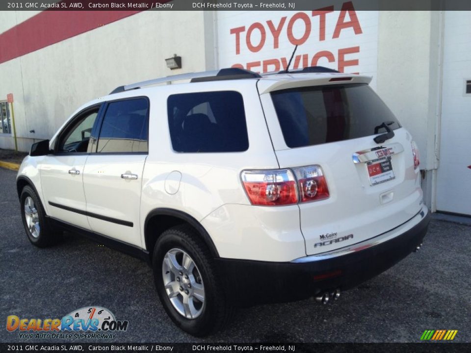 2011 GMC Acadia SL AWD Carbon Black Metallic / Ebony Photo #4